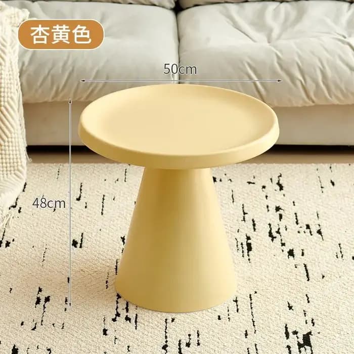 Table de rangement à café colorée pour petit appartement
