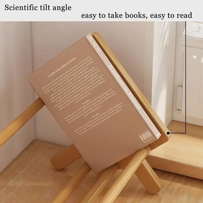 Bibliothèque inclinable en bois dans le salon/maison/bureau, étagère à livres de bureau, organisateu