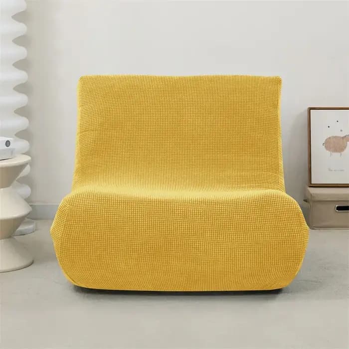 Housse de canapé sans accoudoirs extensible en Jacquard