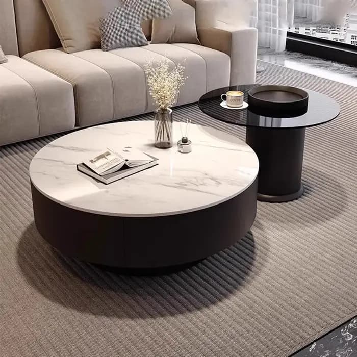 Table basse nordique créative rangement tendance