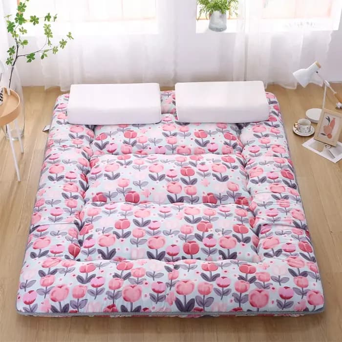 Matelas tatami épais pour salon, tapis de sol, coussin moelleux pliable, matelas de couchage pour la