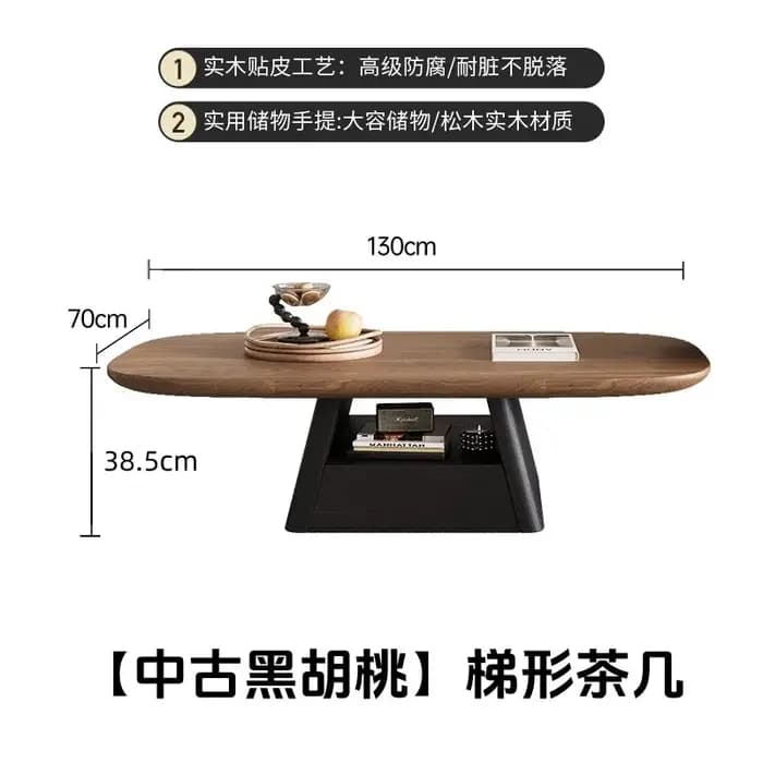 Table basse en bois simple et antique, minimaliste, de qualité supérieure, unique, tables basses gla