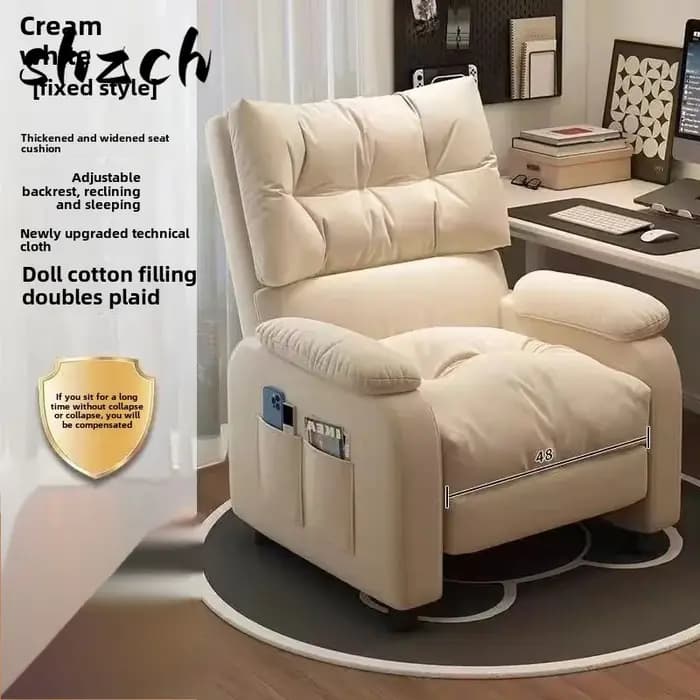 Chaise de bureau confortable pour longues sessions
