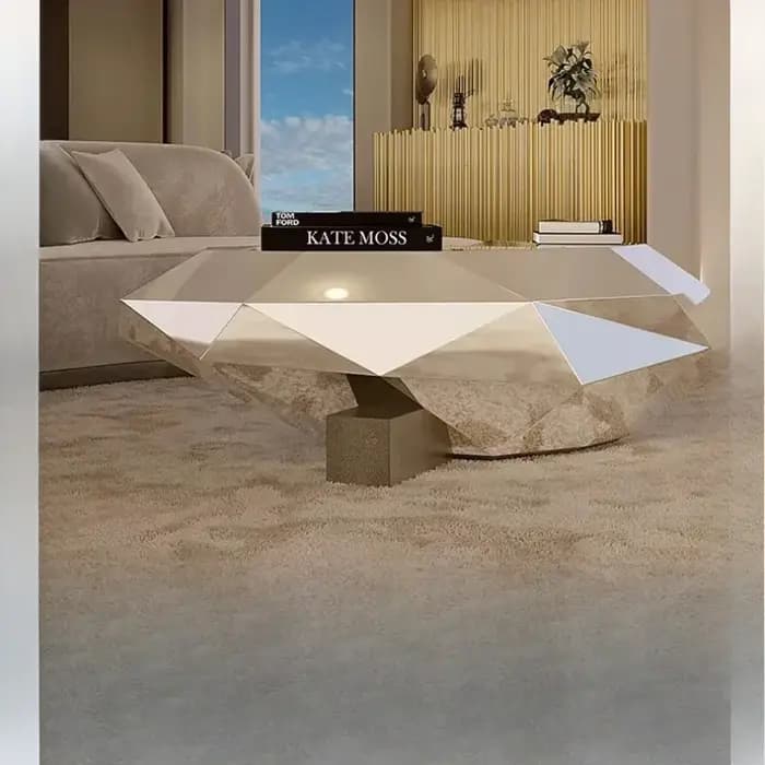 Table basse de luxe moderne, petits livres nordiques de styliste, Table basse industrielle, claire, Simple, bon marché, Meubles en métal, meubles de maison