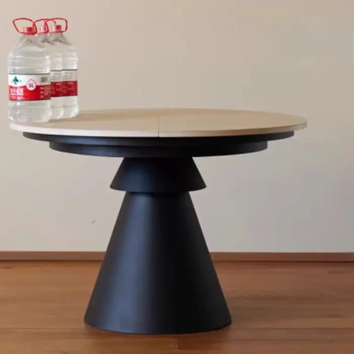 Table de salle à manger de luxe nordique en bois pour cuisine et restaurant