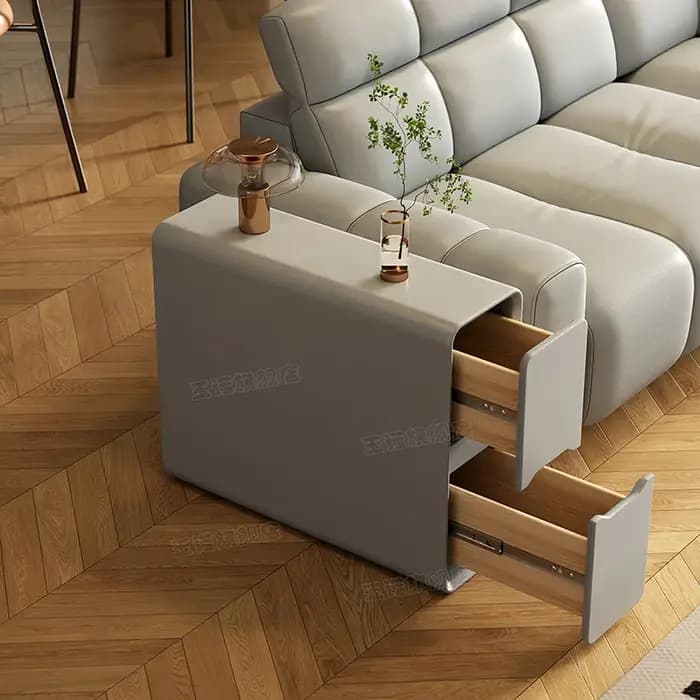 Armoire latérale de canapé Ultra-étroite de luxe