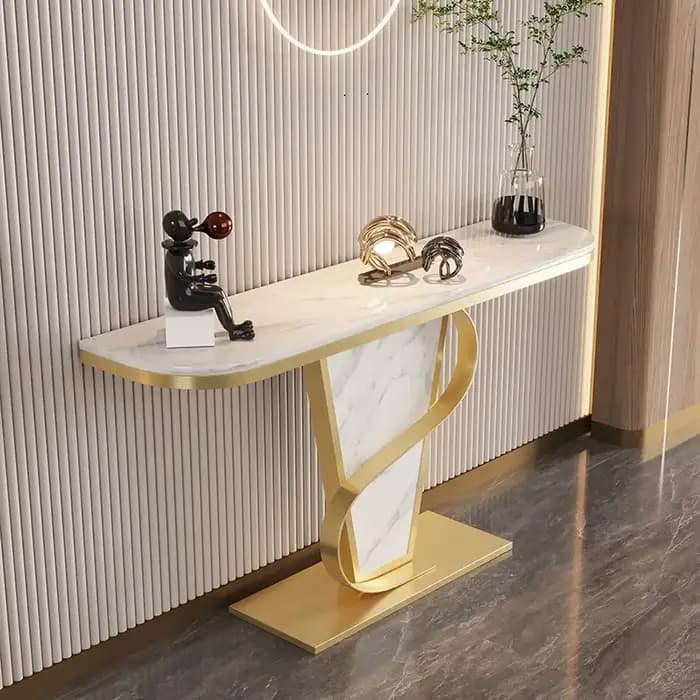 Tables consoles italiennes simples, esthétique moderne glamour, décoration, tables consoles tendance, luxe, consolle da ingresso, salon