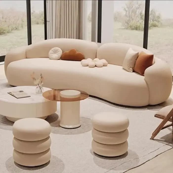 Paresseux classique Salon canapés plancher concepteur coussin confortable canapé élégant Relax Meuble