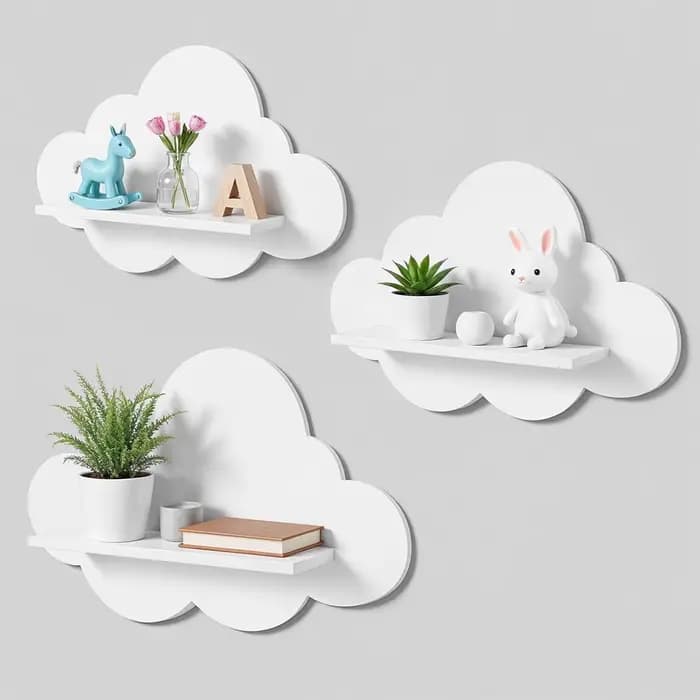 Étagères flottantes mignonnes