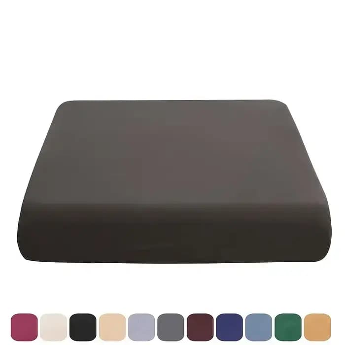 Housse de coussin de canapé extensible, couleur unie, en Spandex, pour salon, animaux domestiques, e