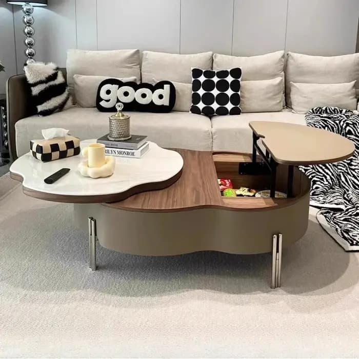 Table basse esthétique peu encombrante