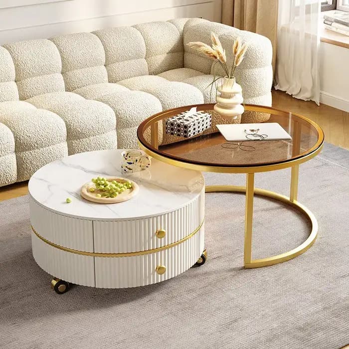 Table basse de luxe, table de salle à manger