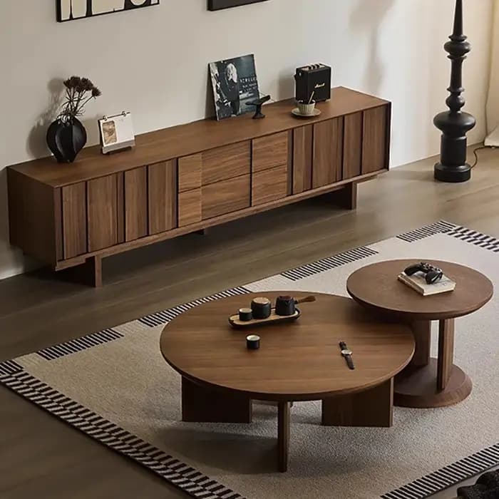 Meuble Tv élégant du milieu du siècle rétro minimaliste Unique