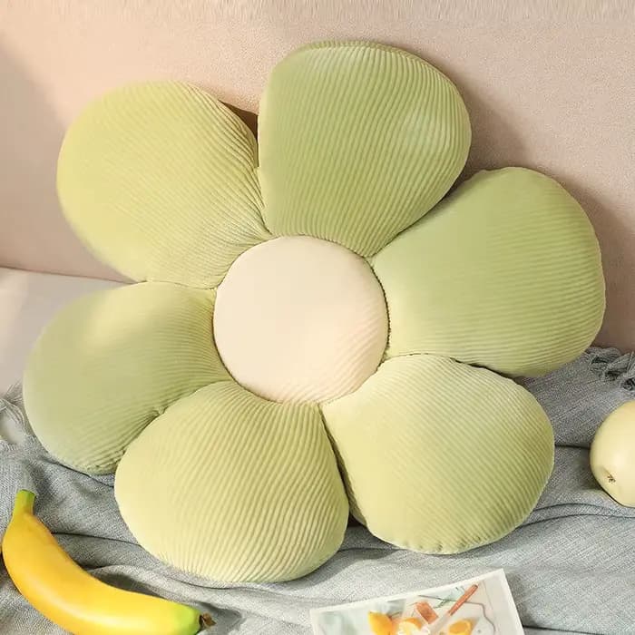 Coussin de siège en peluche à fleurs colorées, 35-40cm, plante de dessin animé douce, marguerite en peluche, coussin de chaise, canapé, cadeau d'anniversaire pour amoureux