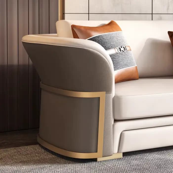 Expérience élégance Comt canapé inclinable de luxe moderne