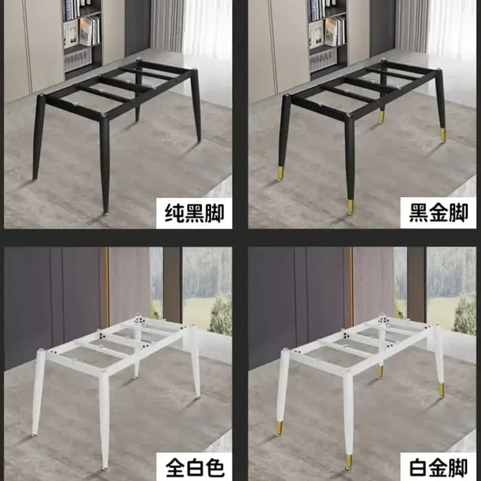 Pied de Table en Métal T1 observateur et Luxueux pour Salle à Manger