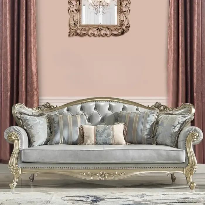 Canapé sectionnel nordique de luxe élégant