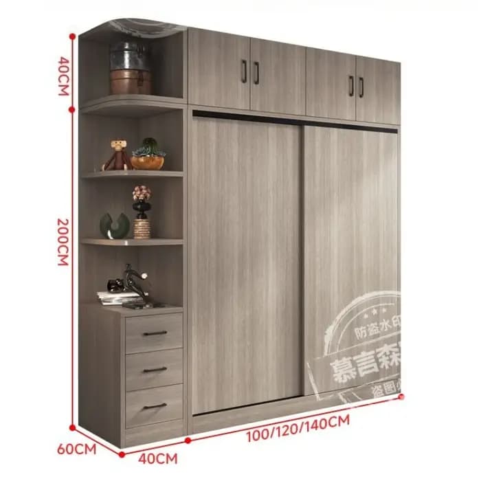 Armoires en bois naturel