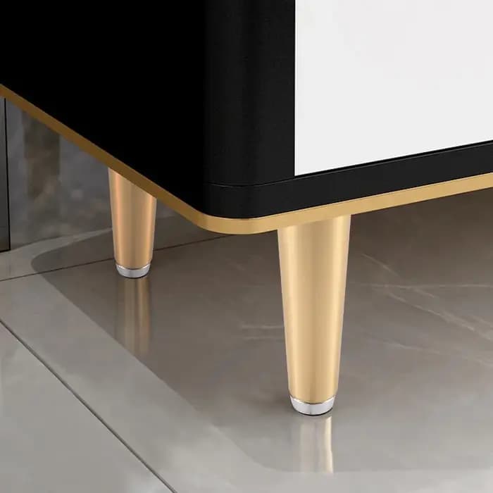 1 pièces en alliage d'aluminium pieds dorés pour meubles de télévision pieds pied Table canapé chais