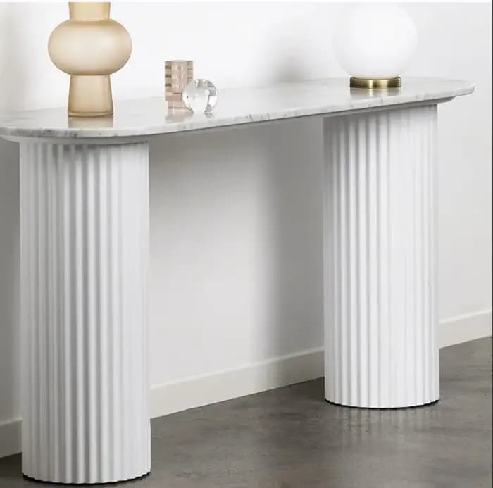 Tables de Console modernes nordiques Design coin esthétique Tables de Console italiennes Unique Glam