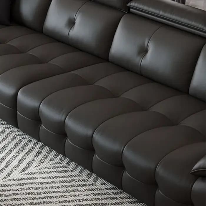 Europe cuir salon canapé Relax confortable grand