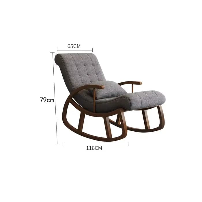 Chaise de salle à manger à dossier enveloppé de cuir
