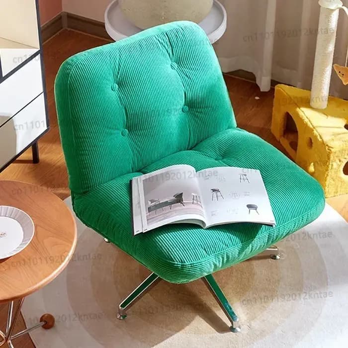 Fauteuil pivotant nordique moderne en métal
