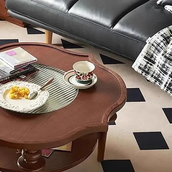 Table basse Unique à la mode Glam avec rangement chambre