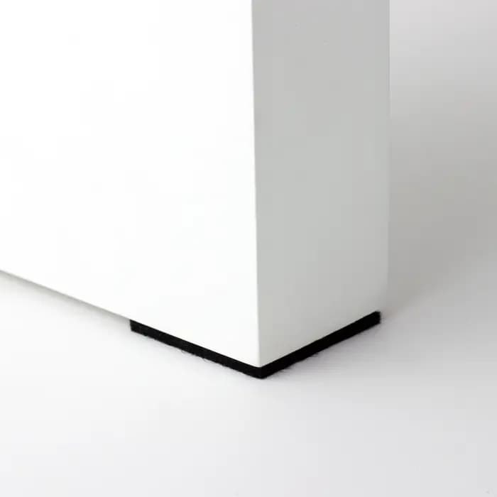 Patins de protection en feutre pour pieds de chaise et de table, épaisseur 3mm, carrés, auto-adhésifs, antidérapants, anti-bruit, anti-rayures pour sols