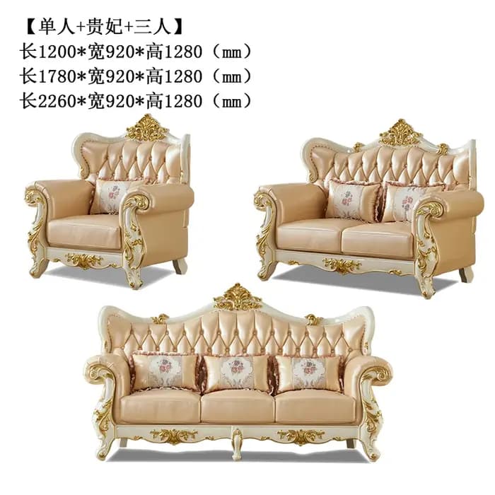 Accoudoir fille classique canapé adultes salon luxe relaxant jeu