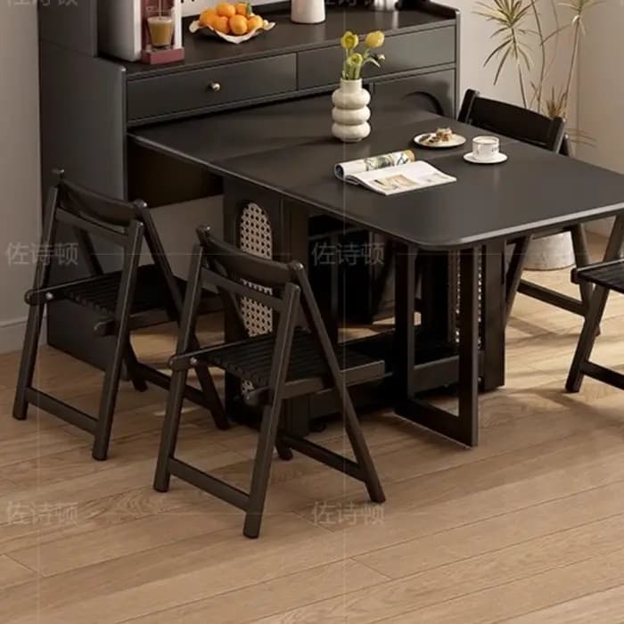 Organisateur de Table à manger noir au Design Simple