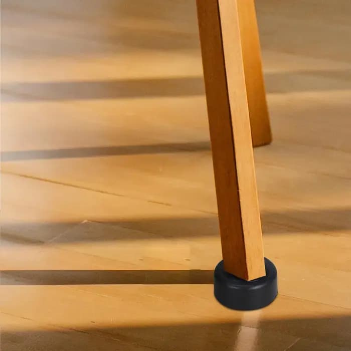 6 pièces noir 5Cm rond conique canapé jambes remplacement Durable vis dans les pieds de meubles pour canapés Tables armoires antidérapant