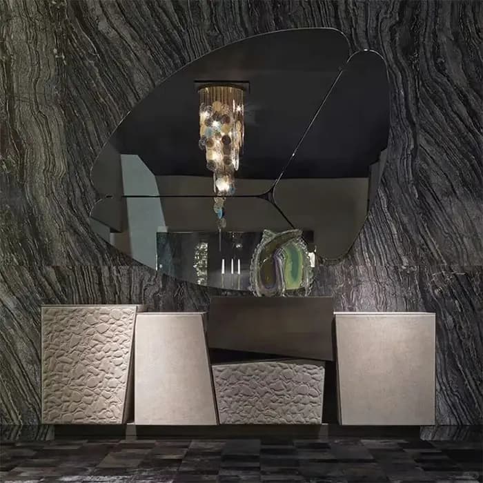Armoire de Rangement au Design Géométrique Irrégulier