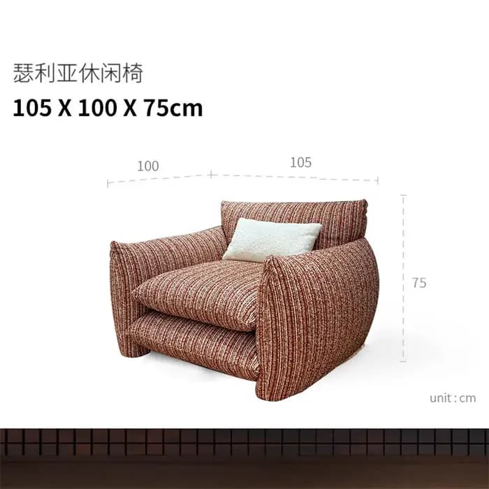 Pouf de salon moderne, canapé de sol individuel pour gaming, réplique de designer, Tumbonas Playa, m