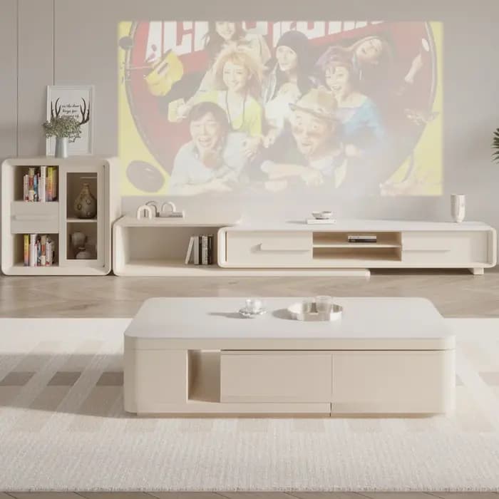Tables basses extensibles nordiques en bois Design De luxe