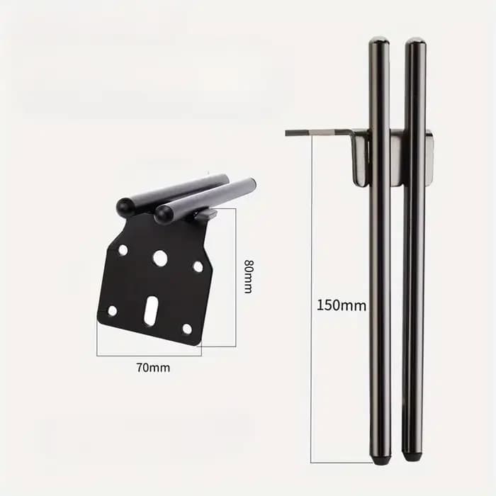 Pieds de meuble modernes en métal à double tube, banc de chevet, accessoires de table de luxe, pieds