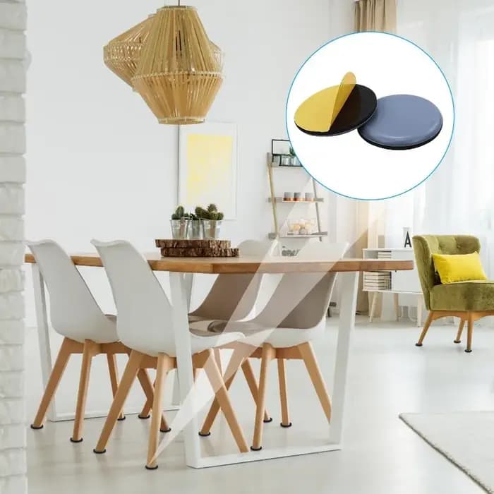 Patins de protection autocollants pour meubles 50/60/70 mm, protège-planchers pour pieds de chaise e