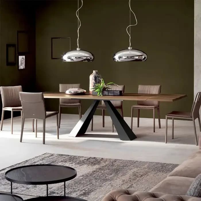 (VIP2) Chaise simple de restaurant pour balcon en noyer d'Amérique du Nord