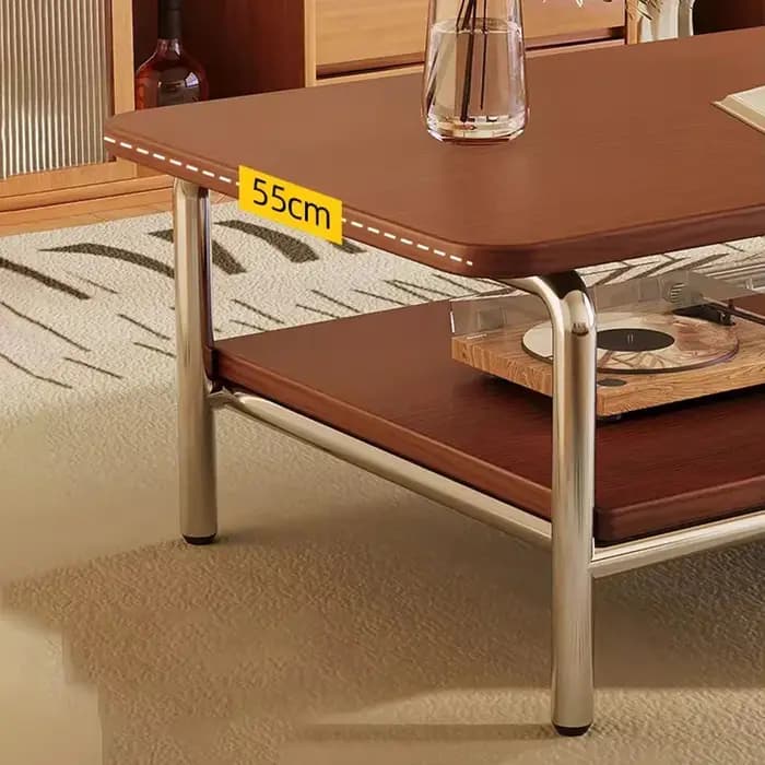 Table basse rectangulaire multifonction de luxe