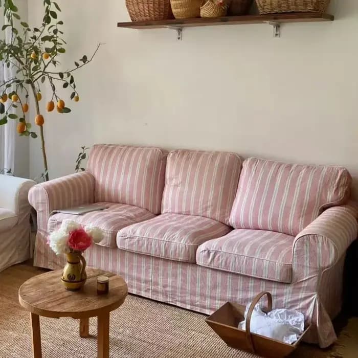 Europe minimaliste Salon canapés accoudoir adultes Double Couples canapé appartement coussin Meuble