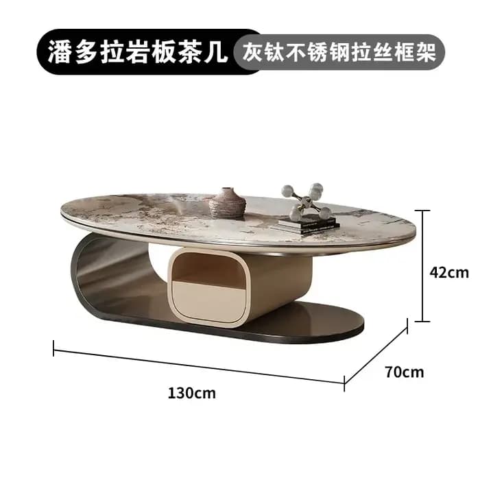 Table basse design tendance avec rangement