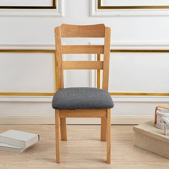 Housse de chaise de salle à manger en Jacquard imperméable