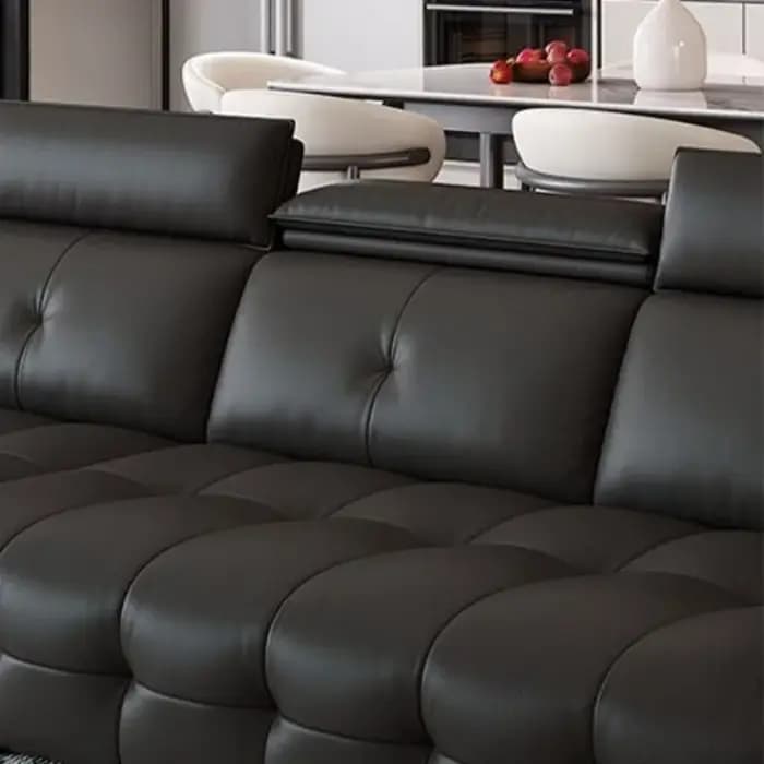 Europe cuir salon canapé Relax confortable grand