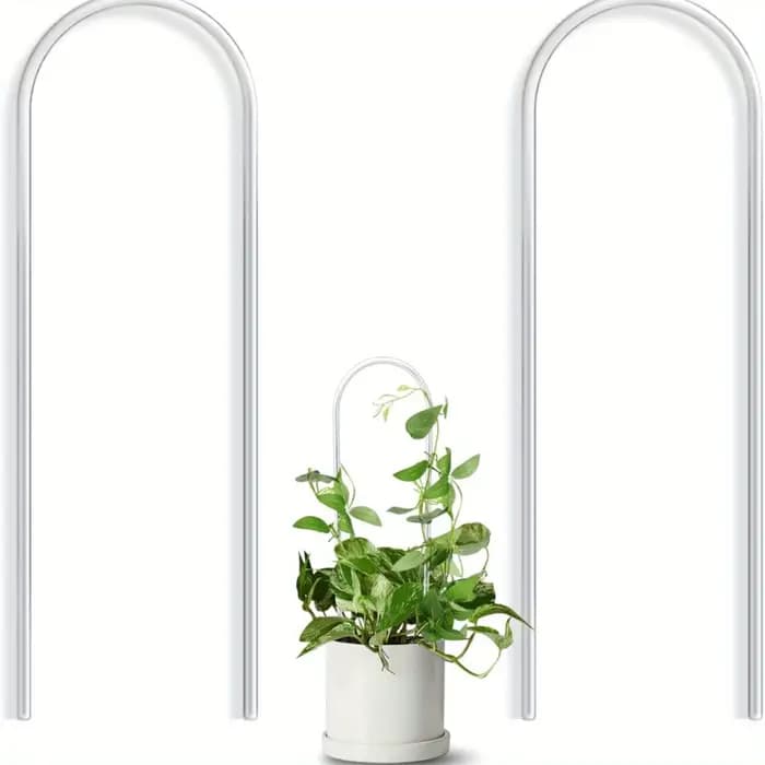 Cadre d'escalade pour plantes en acrylique transparent en forme de U, structure de support spécialem