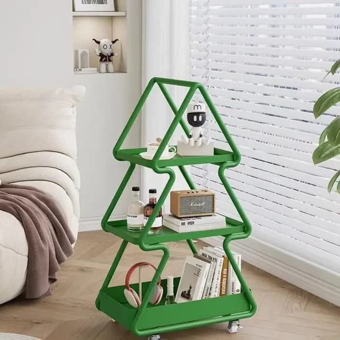 Arbre de noël Design Table basse côté multicouche salon Tables basses modernes livres