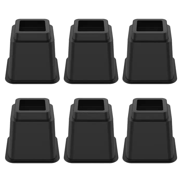Rehausseurs de meubles robustes, 6 pièces, rehausseur de canapé, fond antidérapant, rehausseurs de T