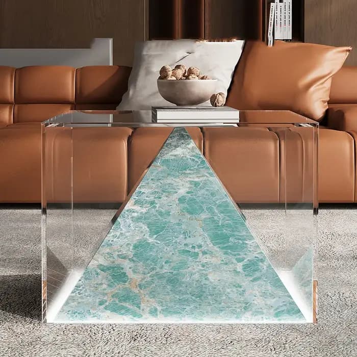 Table basse élégante de luxe