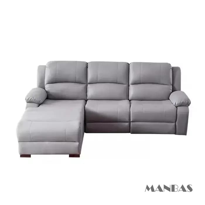 Canapé inclinable électrique manuel en cuir véritable, canapé inclinable électrique, canapés de ciné