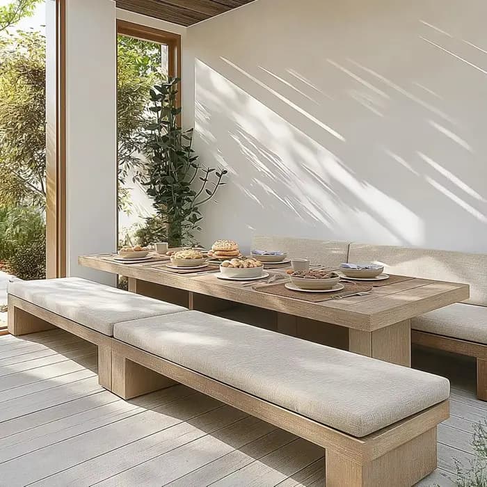 Coussins de banc personnalisés de 5cm
