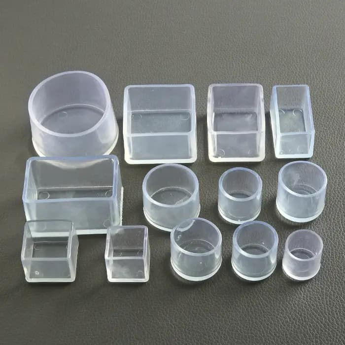Polymères de table en caoutchouc pour meubles, capuchon de protection anti-rayures en silicone, pied